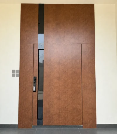Aluminium Cladding Main Entrance Door