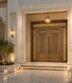 ⁦Aluminium Cladding Majlis Entrance Door⁩ - الصورة ⁦2⁩