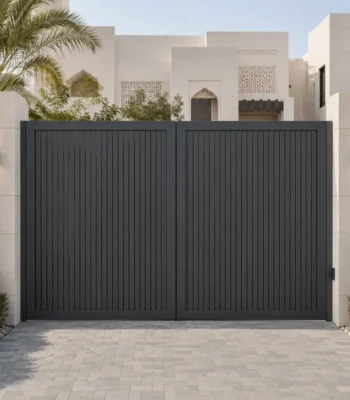 Aluminium Swing Driveway Gate
