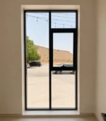 Curtain Wall Window with Single Top-Hung Vent