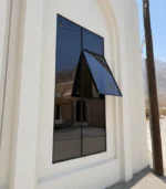 Curtain Wall Window with Single Top-Hung Vent