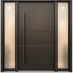 Thermal Break Aluminium Main Entrance Door
