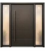 Thermal Break Aluminium Main Entrance Door
