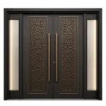 Thermal Break Aluminium Majlis Entrance Door