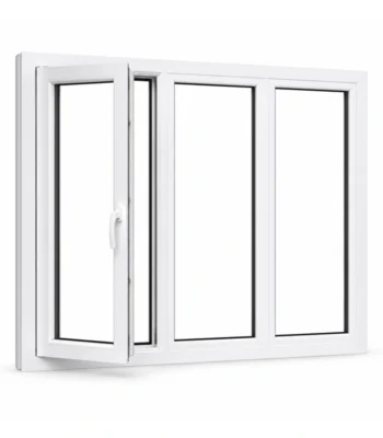 UPVC Window with Left Tilt-and-Turn Sash