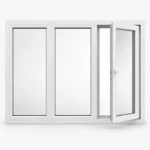 UPVC Window with Right Tilt-and-Turn Sash