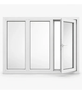 UPVC Window with Right Tilt-and-Turn Sash