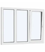 ⁦UPVC Window with Right Tilt-and-Turn Sash⁩ - الصورة ⁦2⁩