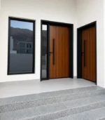 Wood-Look-Aluminium-Cladding-Main-Entrance-Door
