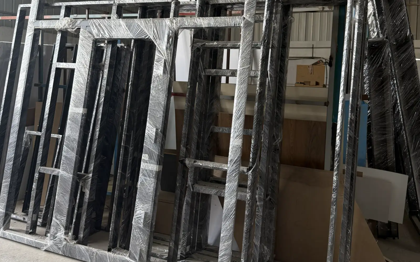 ART Windows fabricating windows or doors in its workshop